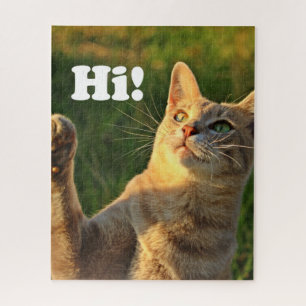 Ginger Cat Gezegde Hoi! Legpuzzel