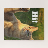 Ginger Cat Gezegde Hoi! Legpuzzel (Horizontaal)