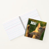 Ginger Cat Gezegde Hoi! Notitieboek (Binnen)