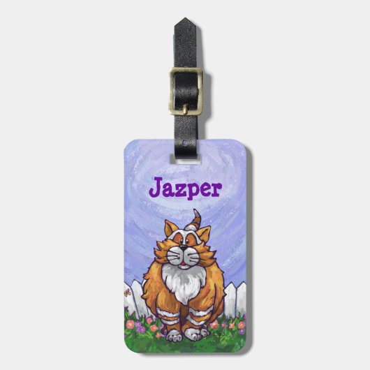 Ginger Cat Gifts & Accessoires Bagagelabel (Voorkant verticaal)