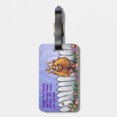 Ginger Cat Gifts & Accessoires Bagagelabel (Achterkant verticaal)