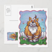 Ginger Cat Gifts & Accessoires Briefkaart (Voorkant / Achterkant)