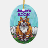Ginger Cat Gifts & Accessoires Keramisch Ornament (Voorkant)