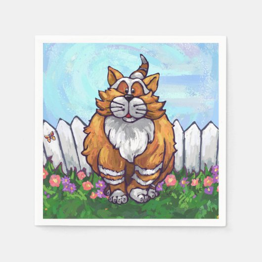 Ginger Cat Gifts & Accessoires Servetten (Voorkant)