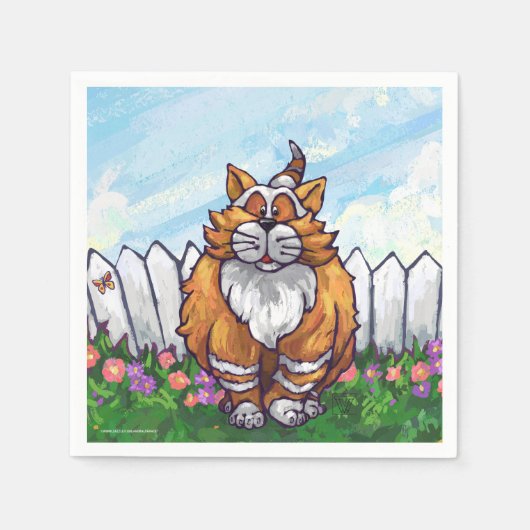 Ginger Cat Gifts & Accessoires Servetten (Voorkant)