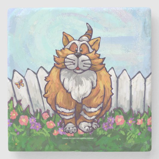 Ginger Cat Gifts & Accessoires Stenen Onderzetter (Voorkant)