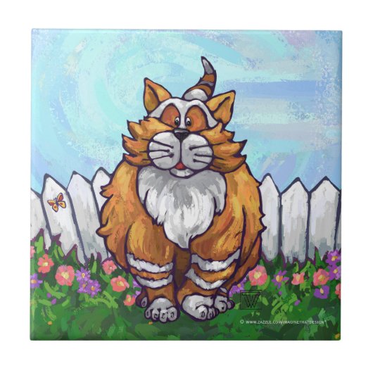 Ginger Cat Gifts & Accessoires Tegeltje (Voorkant)