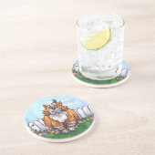 Ginger Cat Gifts & Accessoires Zandsteen Onderzetter (Zijkant)