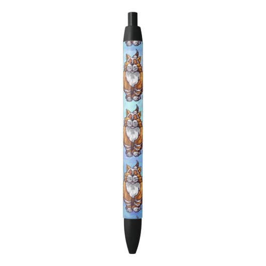 Ginger Cat Gifts & Accessoires Zwarte Inkt Pen (Voorkant Verticaal)