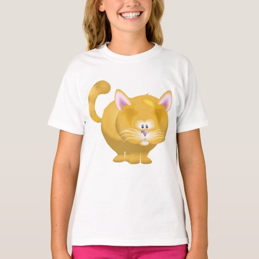 Ginger Cat Girls T-Shirt (Voorkant)