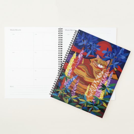Ginger Cat in de tuin Planner (Display)