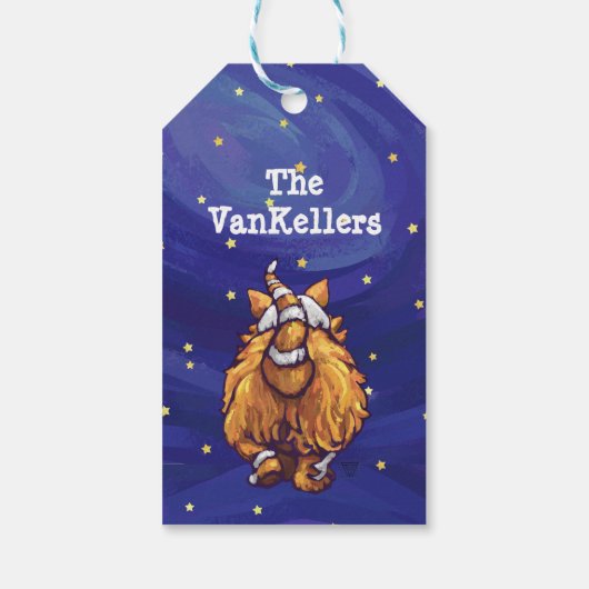 Ginger Cat kerstcadeaus Cadeaulabel (Achterkant)