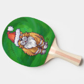 Ginger Cat Kerstmis: groen Tafeltennisbatje (Zijkant)