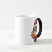 Ginger Cat Kerstmis Magische Mok (Voorkant rechts)