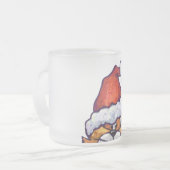Ginger Cat Kerstmis Matglas Koffiemok (Voorkant links)