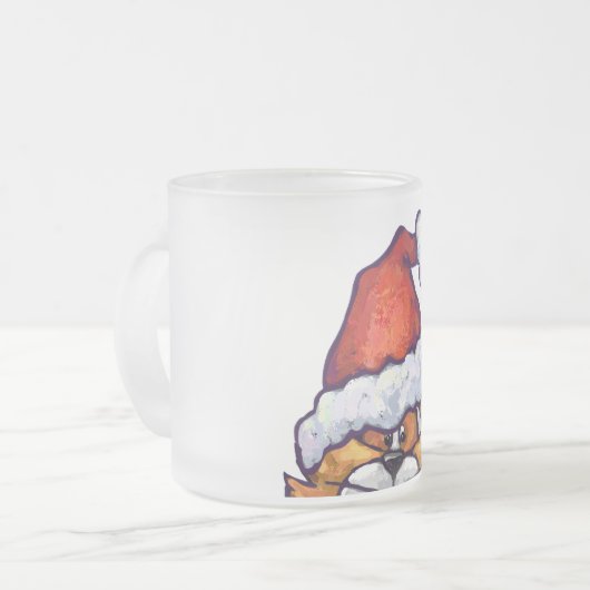 Ginger Cat Kerstmis Matglas Koffiemok (Voorkant links)