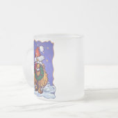 Ginger Cat Kerstmis Matglas Koffiemok (Voorkant links)