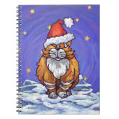 Ginger Cat Kerstmis Notitieboek (Voorkant)