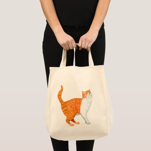 'Ginger Cat' Kruidenier Tas (Voorkant (product))