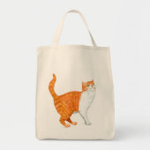 'Ginger Cat' Kruidenier Tas (Voorkant)