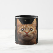 Ginger Cat Lovers Kerstcadeau Mok voor mama, papa (Midden)