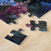 Ginger Cat Lupine Field Painting Legpuzzel (Zijkant)
