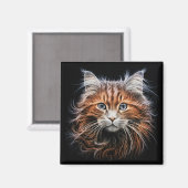 Ginger Cat Magneet (Voorkant / Achterkant)