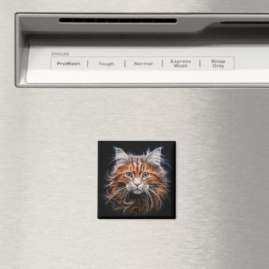 Ginger Cat Magneet (Insitu (Vaatwasser))