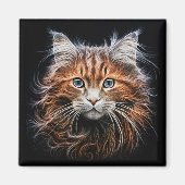 Ginger Cat Magneet (Voorkant)