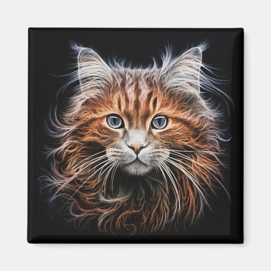 Ginger Cat Magneet (Voorkant)