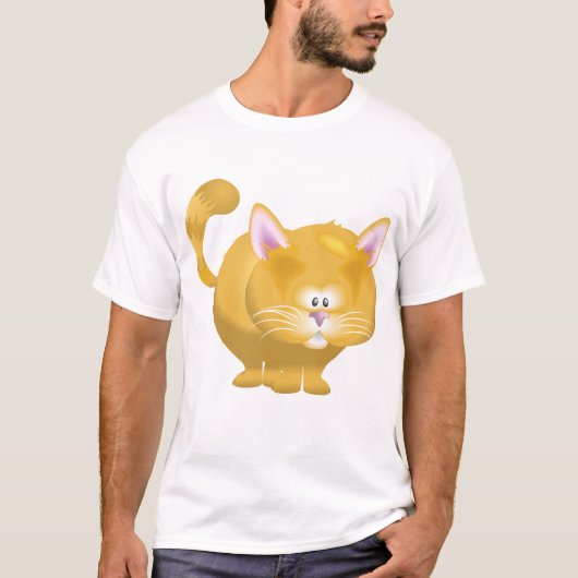Ginger Cat Mannen T-Shirt (Voorkant)