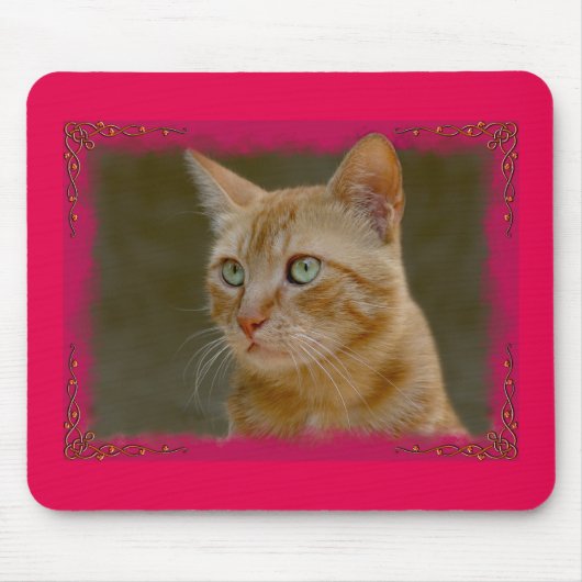 Ginger Cat Mausepad Muismat (Voorkant)