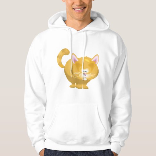 Ginger Cat Mens Hoodie (Voorkant)