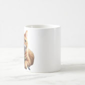 Ginger Cat met Boeket van Bloemen Koffiemok (Center)