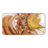 Ginger Cat met kroonportret Case-Mate iPhone Case (Achterkant (Horizontaal))