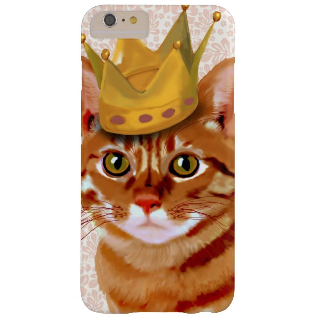 Ginger Cat met kroonportret Case-Mate iPhone Case (Achterkant)