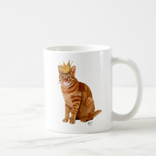 Ginger Cat met kroonvolle Koffiemok