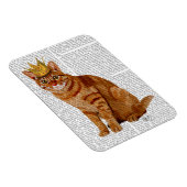 Ginger Cat met kroonvolle Magneet (Rechterzijde)