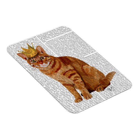 Ginger Cat met kroonvolle Magneet (Rechterzijde)