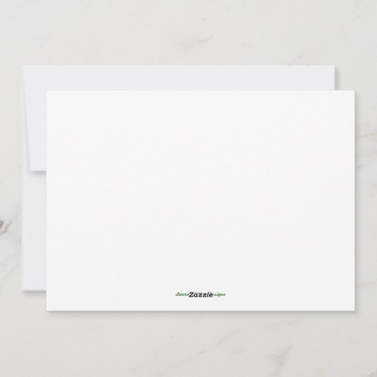 Ginger Cat met rood lint Kerstmis Feestdagenkaart (Achterkant)