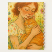 Ginger Cat Mom Oranje Tabby Katten Planner (Achterkant)