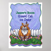 Ginger Cat My Room Poster (Voorkant)