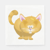 Ginger Cat Paper Napkins Servet (Voorkant)