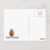 Ginger Cat Personalized Briefkaart (Achterkant)