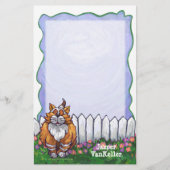 Ginger Cat Personalized Stationery Briefpapier (Voorkant)