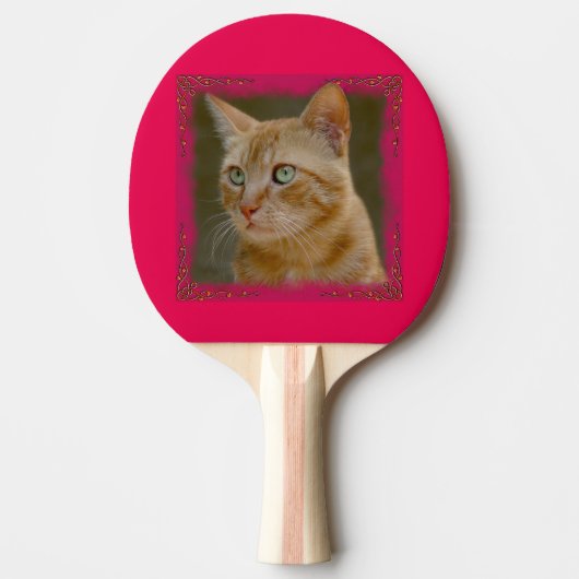 Ginger Cat Ping Pong Paddle Tafeltennisbatje (Voorkant)