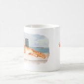 Ginger Cat Seaside Mok, 325 ml Koffiemok (Center)