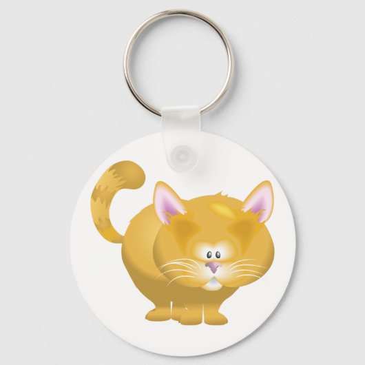 Ginger Cat Sleutelhanger (Voorkant)
