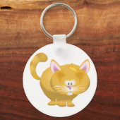 Ginger Cat Sleutelhanger (Voorkant)