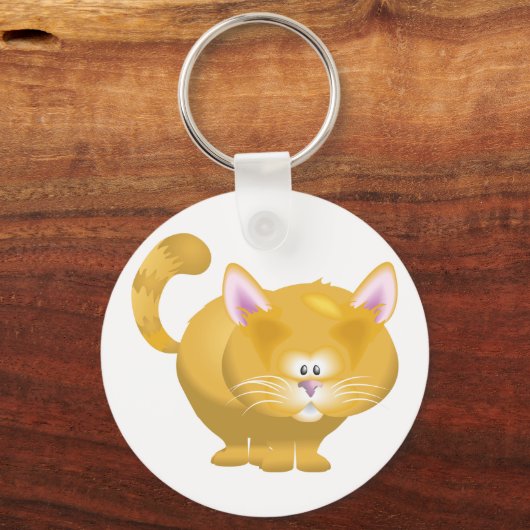 Ginger Cat Sleutelhanger (Voorkant)